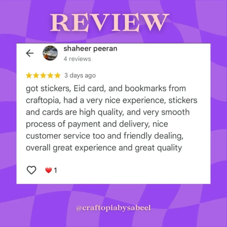 Customer Reviews!! Truly blessed to have an extremely wholesome audience that always gives our (1)