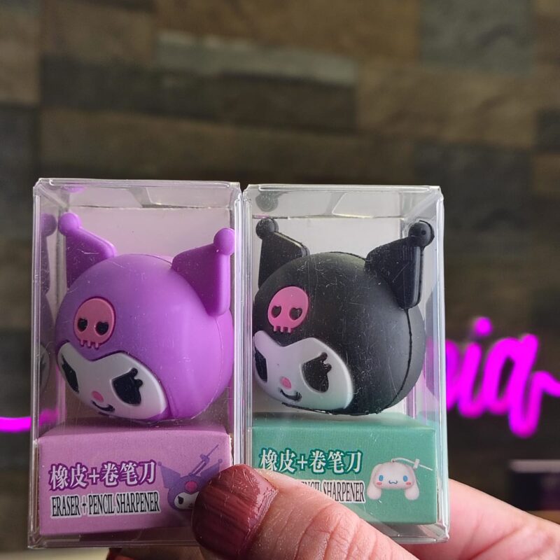 Kuromi Eraser with Sharpener